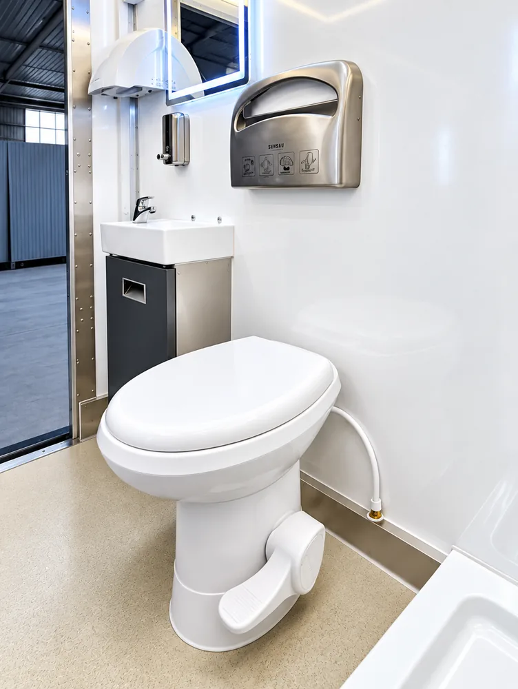 Restroom trailers