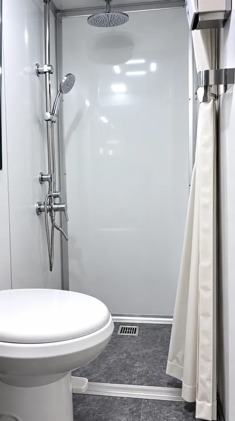 22ft Luxury Shower–Restroom Combination Trailer (6 Stalls)